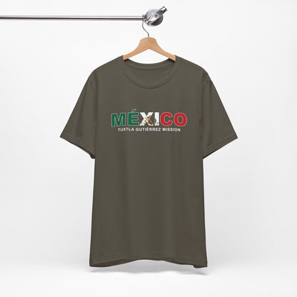 Mexico Tuxtla Gutierrez Mission Flag Title T-shirt - Latter-Day Saint LDS Missionary Gift - Book of Mormon