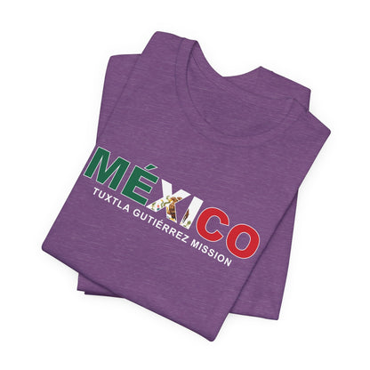 Mexico Tuxtla Gutierrez Mission Flag Title T-shirt - Latter-Day Saint LDS Missionary Gift - Book of Mormon