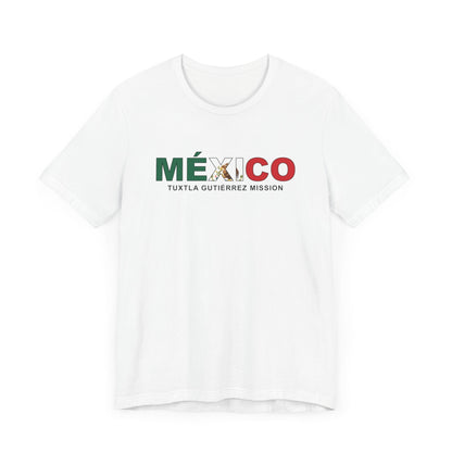 Mexico Tuxtla Gutierrez Mission Flag Title T-shirt - Latter-Day Saint LDS Missionary Gift - Book of Mormon