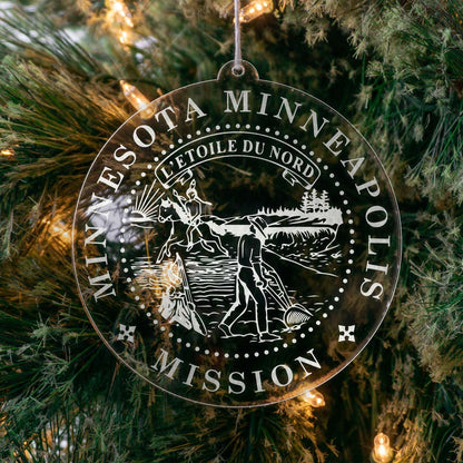 Minnesota Minneapolis Mission Christmas Ornament - Latter-Day Saint LDS Missionary Gift - Book of Mormon