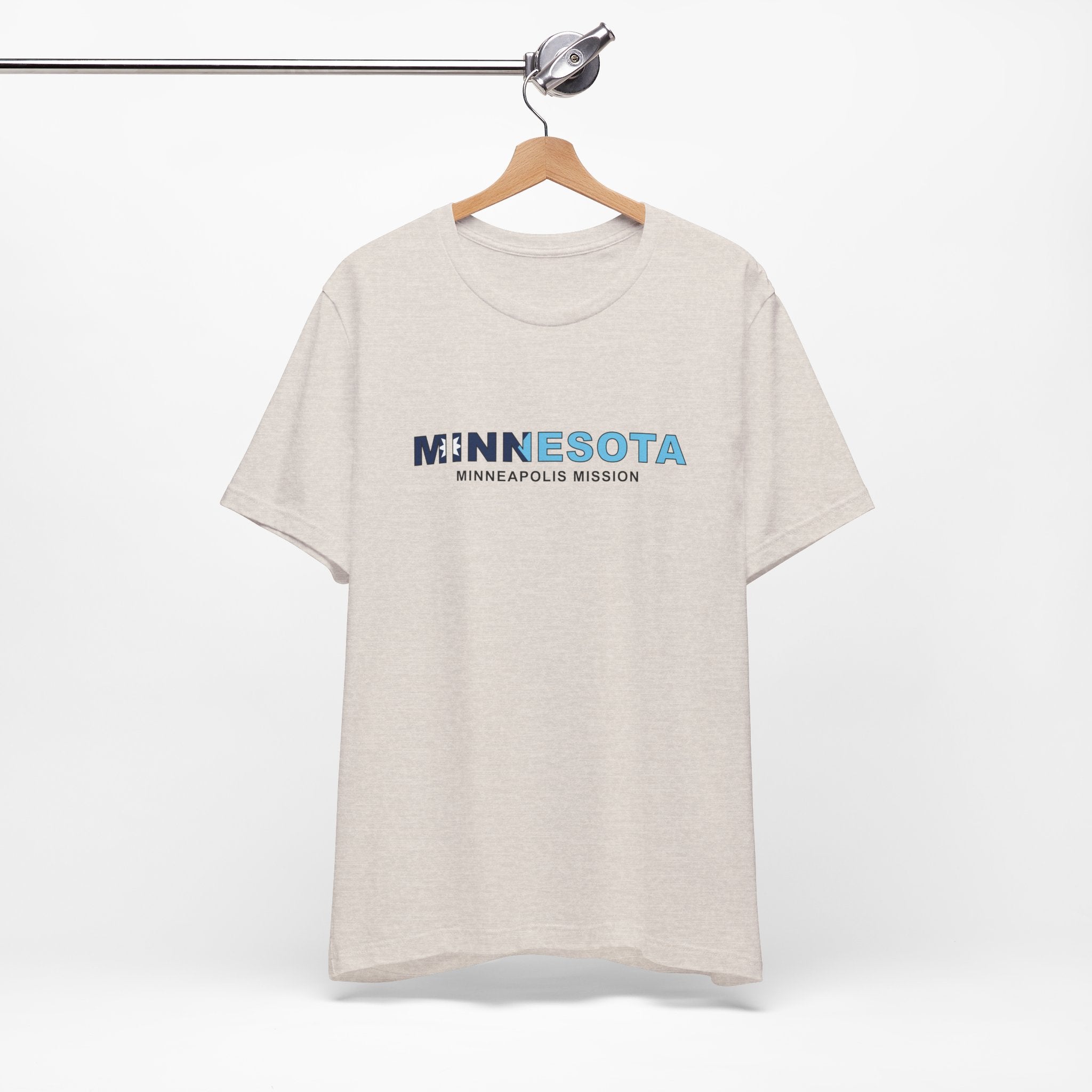 Minnesota Minneapolis Mission Flag Title T-shirt - Latter-Day Saint LDS Missionary Gift - Book of Mormon