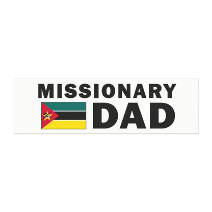 Missionary DAD Flag of Mozambique Magnetic Bumper Sticker - Latter-Day Saint LDS Missionary Gift - Book of Mormon