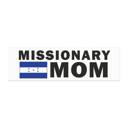Missionary MOM Flag of Honduras Magnetic Bumper Sticker - Latter-Day Saint LDS Missionary Gift - Book of Mormon