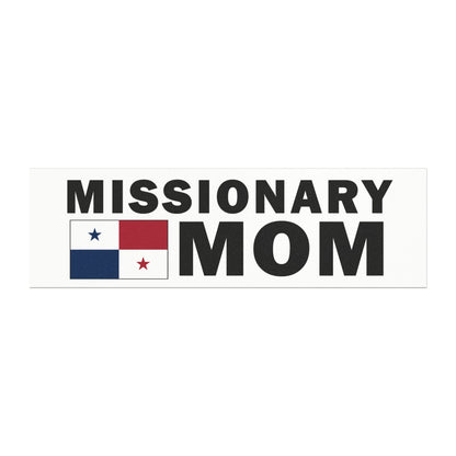 Missionary MOM Flag of Panama Magnetic Bumper Sticker - Latter-Day Saint LDS Missionary Gift - Book of Mormon