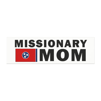 Missionary MOM Flag of Tennessee Magnetic Bumper Sticker - Mission Wishlist - LDS Missionary Gift Store