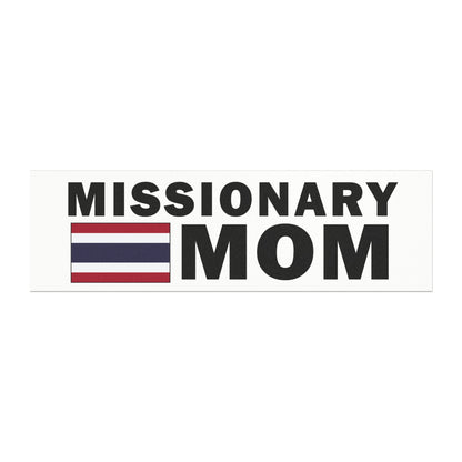 Missionary MOM Flag of Thailand Magnetic Bumper Sticker - Mission Wishlist - LDS Missionary Gift Store