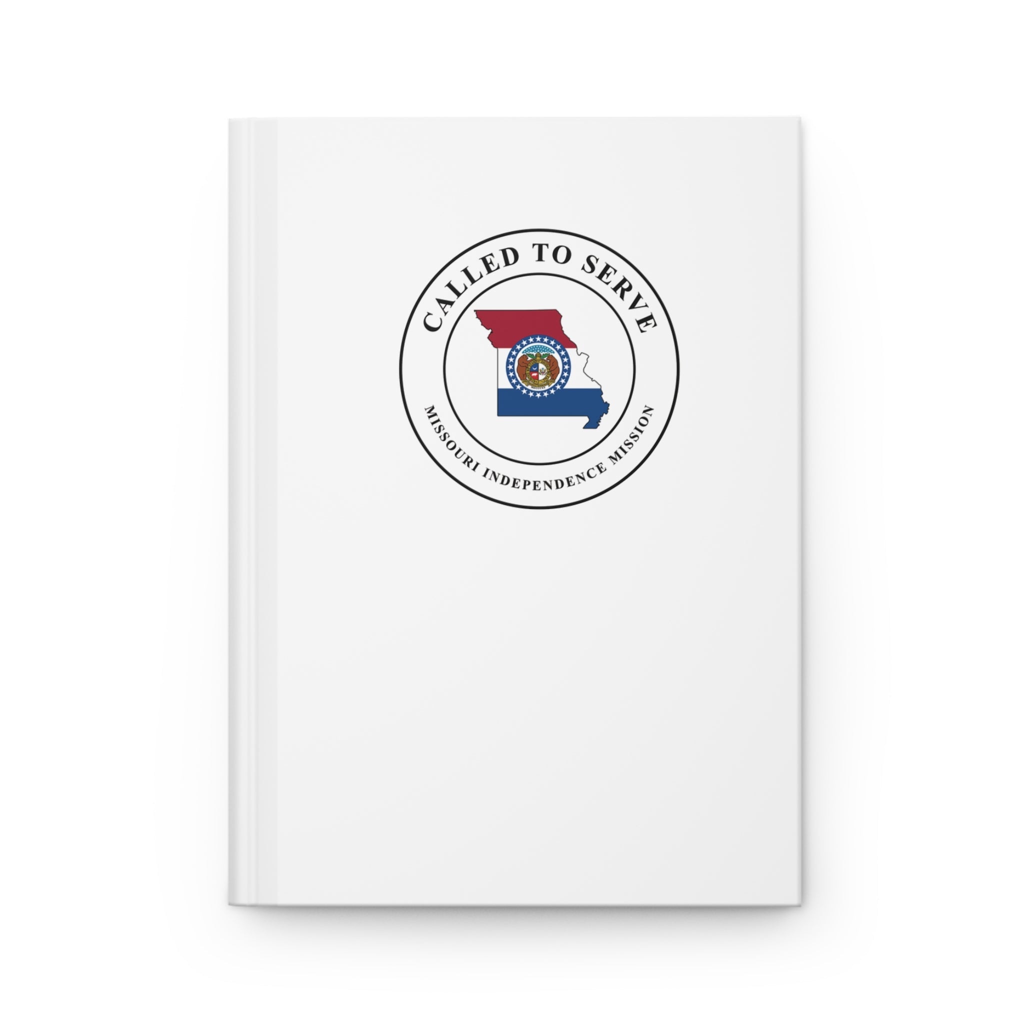 Missouri Independence Mission Flag Map Called to Serve White Hardcover Journal Matte - Latter-Day Saint LDS Missionary Gift - Book of Mormon