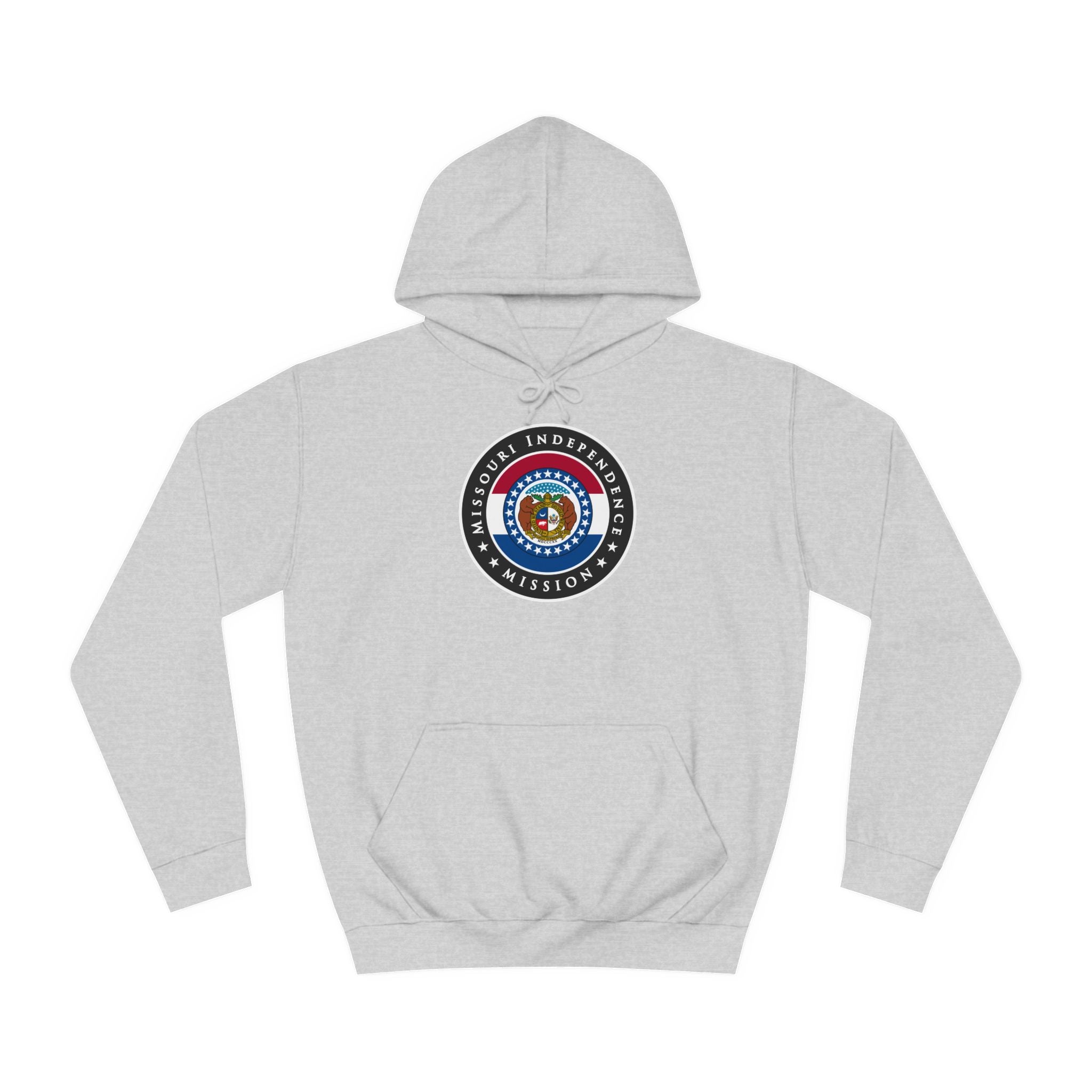 Missouri Independence Mission State Flag Logo (Black Border) College Hoodie