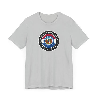 Missouri Independence Mission State Flag Logo (Black Border) T-shirt - Latter-Day Saint LDS Missionary Gift - Book of Mormon