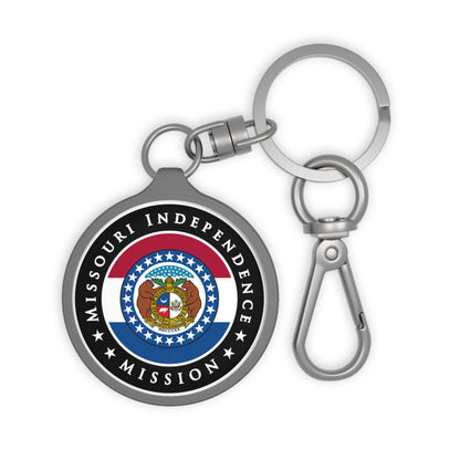Missouri Independence Mission State Flag Logo Key Tag - Latter-Day Saint LDS Missionary Gift - Book of Mormon