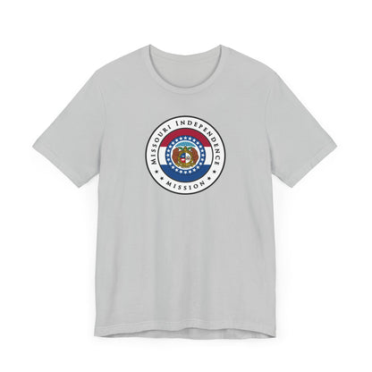 Missouri Independence Mission State Flag Logo (White Border) T-shirt - Latter-Day Saint LDS Missionary Gift - Book of Mormon