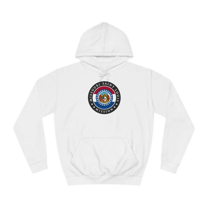 Missouri Saint Louis Mission State Flag Logo (Black Border) College Hoodie