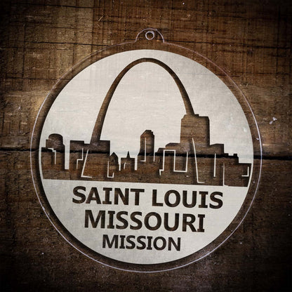 Missouri St. Louis Mission Christmas Ornament - Latter-Day Saint LDS Missionary Gift - Book of Mormon