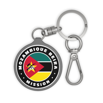 Mozambique Beira Mission Circle Flag Key Tag - Latter-Day Saint LDS Missionary Gift - Book of Mormon