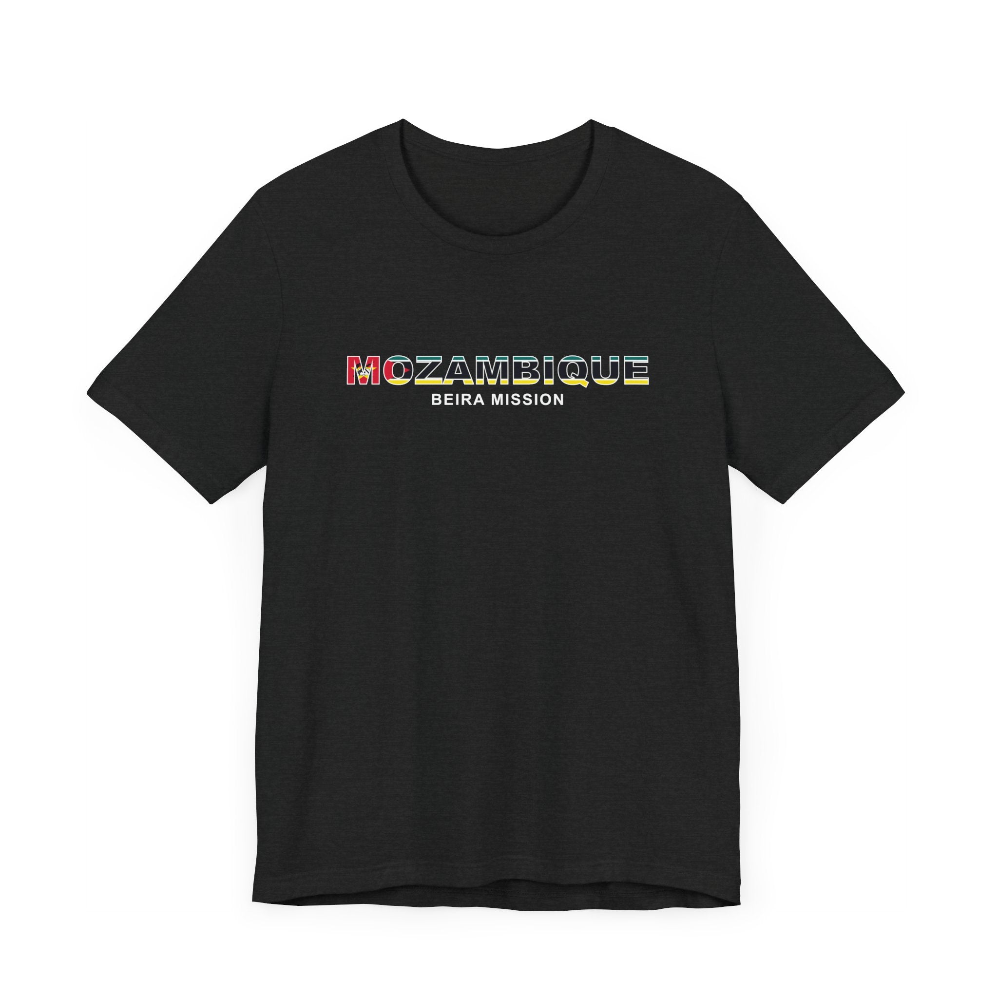 Mozambique Beira Mission Flag Title T-shirt - Latter-Day Saint LDS Missionary Gift - Book of Mormon