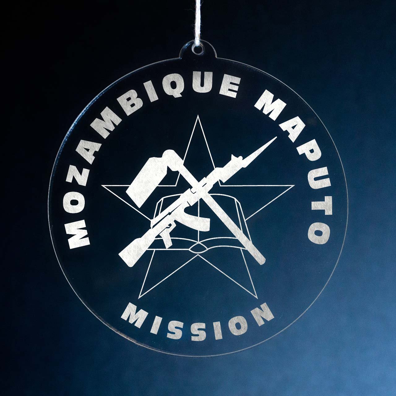 Mozambique Maputo Mission Christmas Ornament - Latter-Day Saint LDS Missionary Gift - Book of Mormon