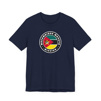 Mozambique Maputo Mission Flag Logo (Black Border) T-shirt - Latter-Day Saint LDS Missionary Gift - Book of Mormon