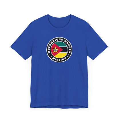 Mozambique Maputo Mission Flag Logo (Black Border) T-shirt - Latter-Day Saint LDS Missionary Gift - Book of Mormon