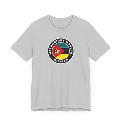 Mozambique Maputo Mission Flag Logo (Black Border) T-shirt - Latter-Day Saint LDS Missionary Gift - Book of Mormon