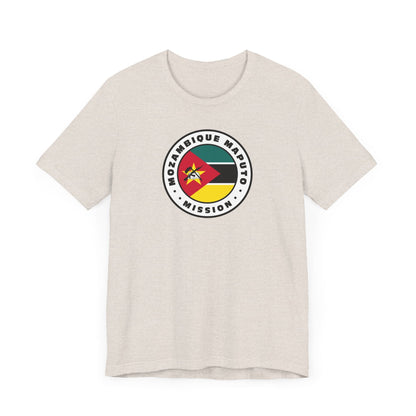 Mozambique Maputo Mission Flag Logo (White Border) T-shirt - Latter-Day Saint LDS Missionary Gift - Book of Mormon