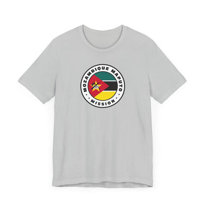 Mozambique Maputo Mission Flag Logo (White Border) T-shirt - Latter-Day Saint LDS Missionary Gift - Book of Mormon