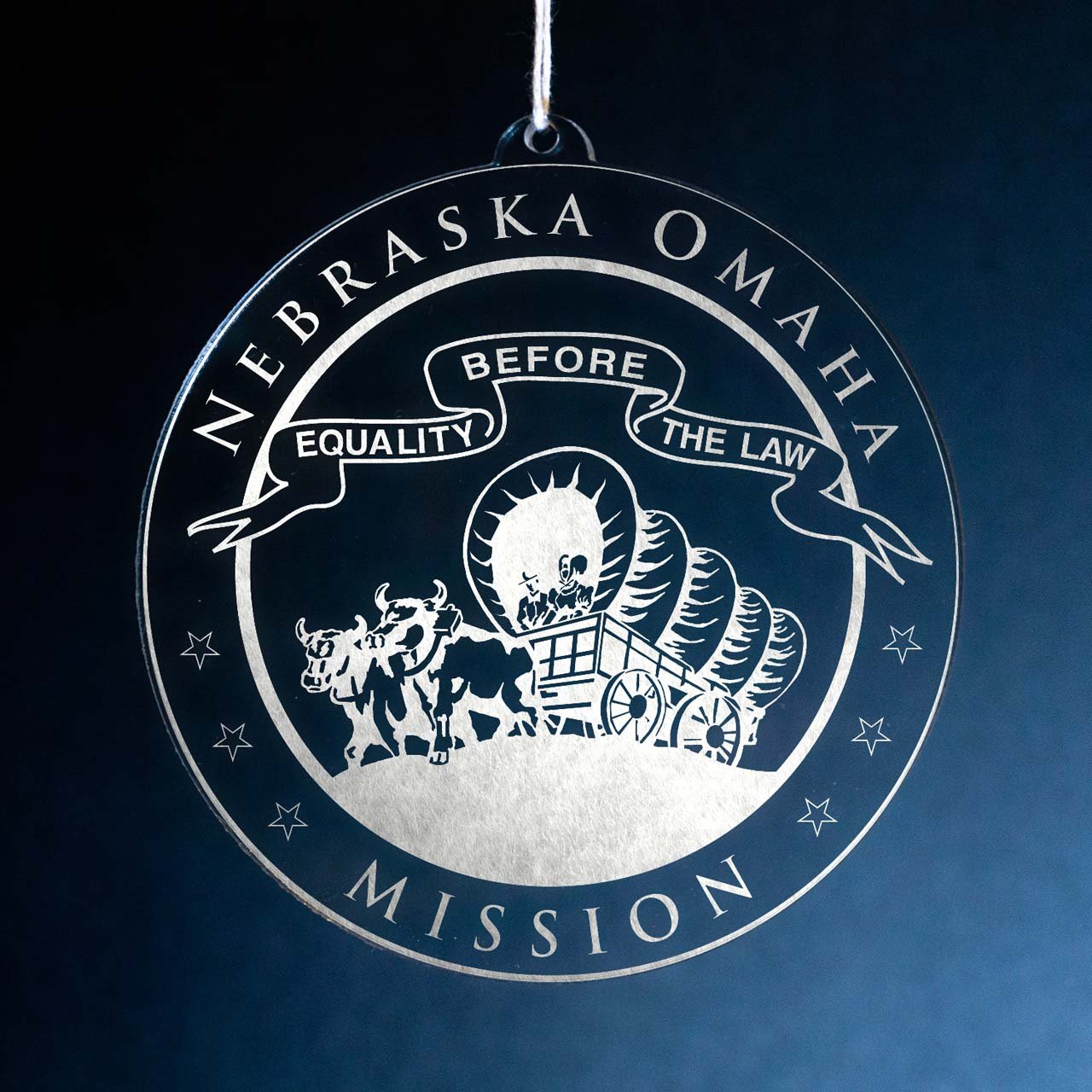 Nebraska Omaha Mission Christmas Ornament - Latter-Day Saint LDS Missionary Gift - Book of Mormon