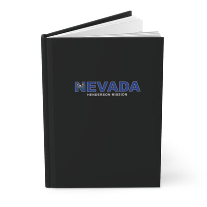 Nevada Henderson Mission Flag Title Black Hardcover Journal Matte - Latter-Day Saint LDS Missionary Gift - Book of Mormon