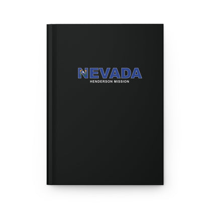 Nevada Henderson Mission Flag Title Black Hardcover Journal Matte - Latter-Day Saint LDS Missionary Gift - Book of Mormon