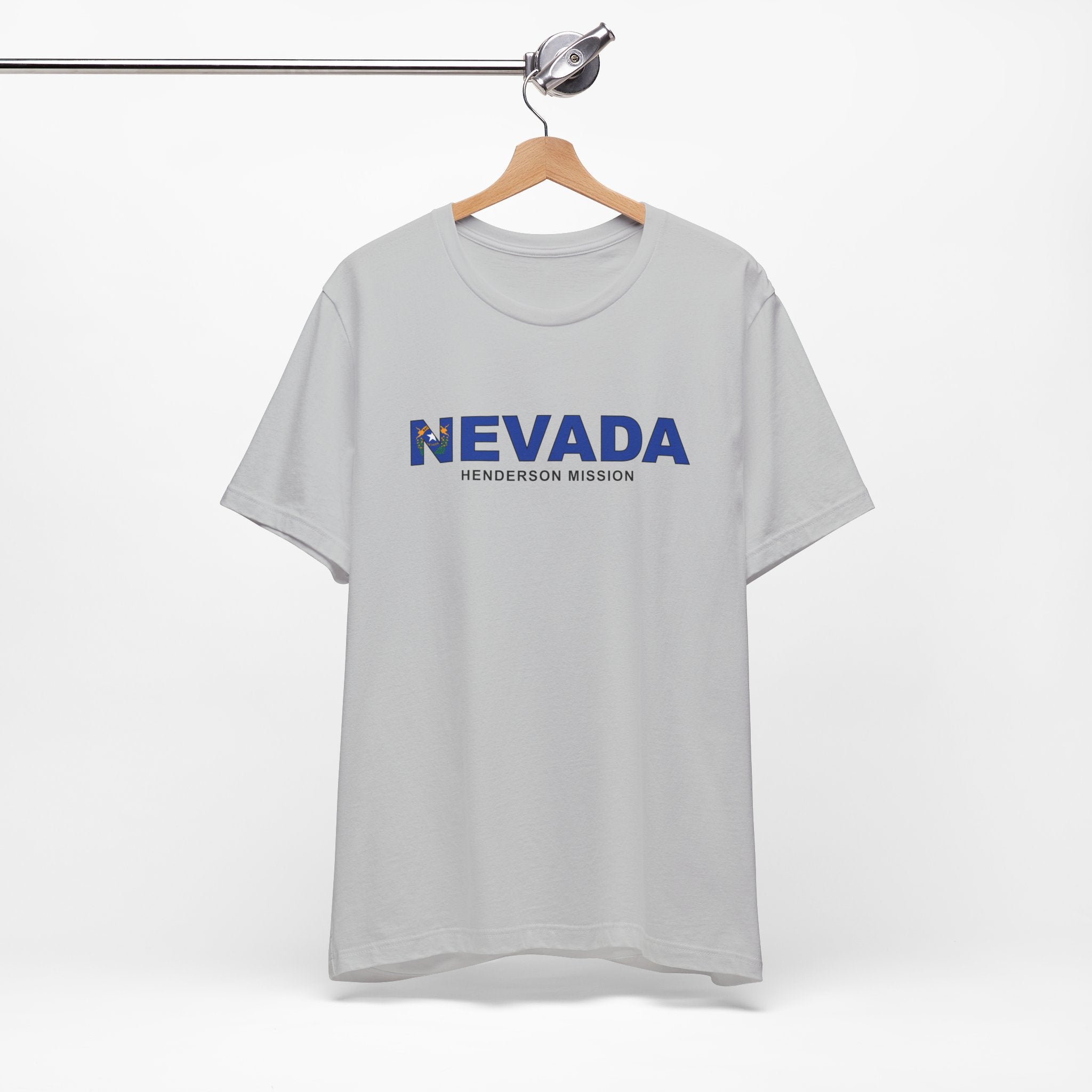 Nevada Henderson Mission Flag Title T-shirt - Latter-Day Saint LDS Missionary Gift - Book of Mormon