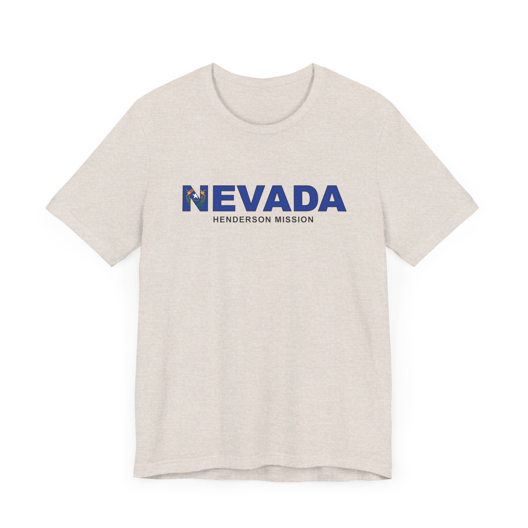 Nevada Henderson Mission Flag Title T-shirt - Latter-Day Saint LDS Missionary Gift - Book of Mormon