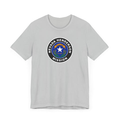 Nevada Henderson Mission State Flag Logo (Black Border) T-shirt - Latter-Day Saint LDS Missionary Gift - Book of Mormon