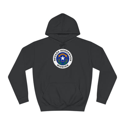 Nevada Henderson Mission State Flag Logo (White Border) College Hoodie