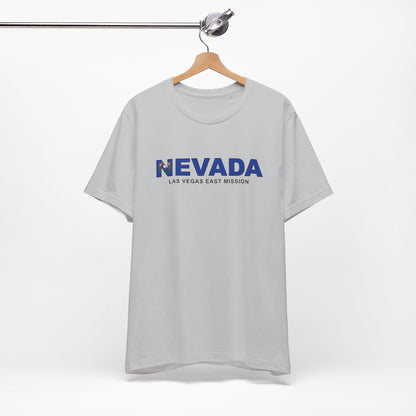 Nevada Las Vegas East Mission Flag Title T-shirt - Latter-Day Saint LDS Missionary Gift - Book of Mormon