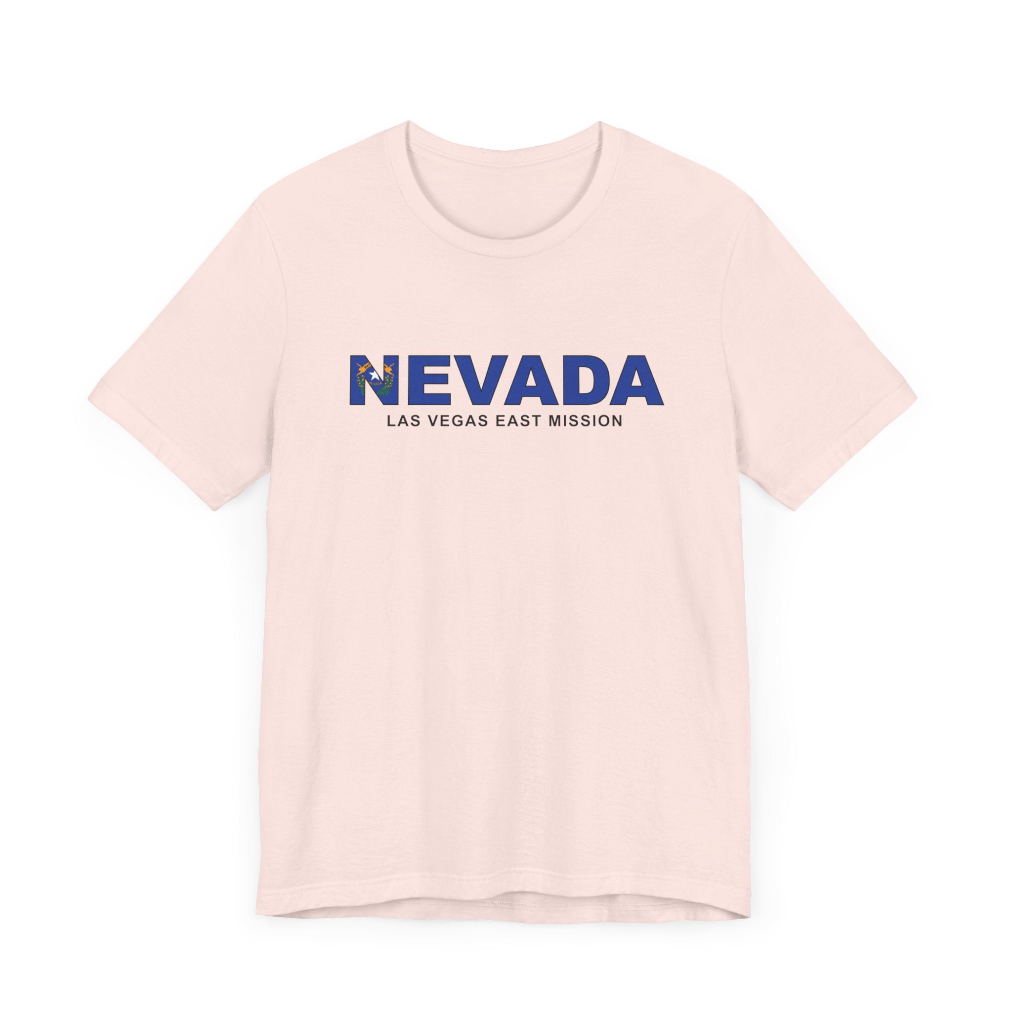 Nevada Las Vegas East Mission Flag Title T-shirt - Latter-Day Saint LDS Missionary Gift - Book of Mormon