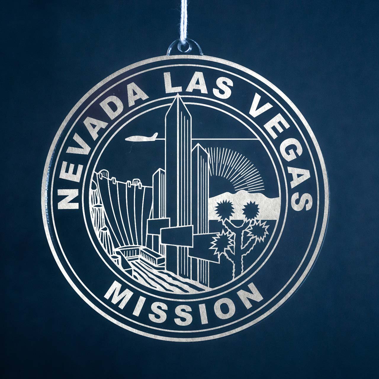 Nevada Las Vegas Mission Christmas Ornament - Latter-Day Saint LDS Missionary Gift - Book of Mormon