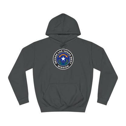 Nevada Las Vegas West Mission State Flag Logo (Black Border) College Hoodie