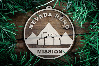 Nevada Reno Mission Christmas Ornament - Latter-Day Saint LDS Missionary Gift - Book of Mormon