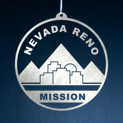 Nevada Reno Mission Christmas Ornament - Latter-Day Saint LDS Missionary Gift - Book of Mormon