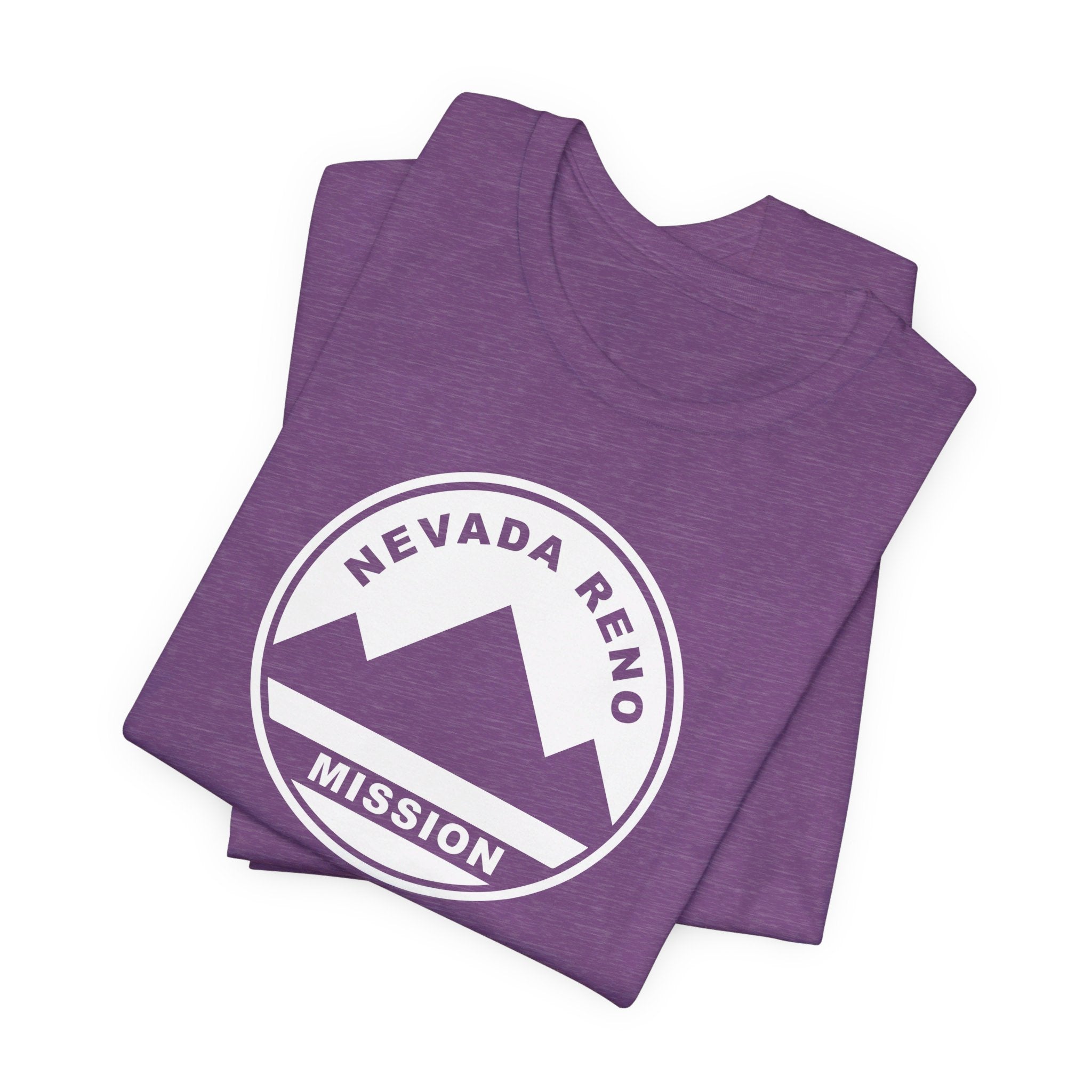 Nevada Reno Mission Circular Monochrome Logo T-Shirt - Latter-Day Saint LDS Missionary Gift - Book of Mormon