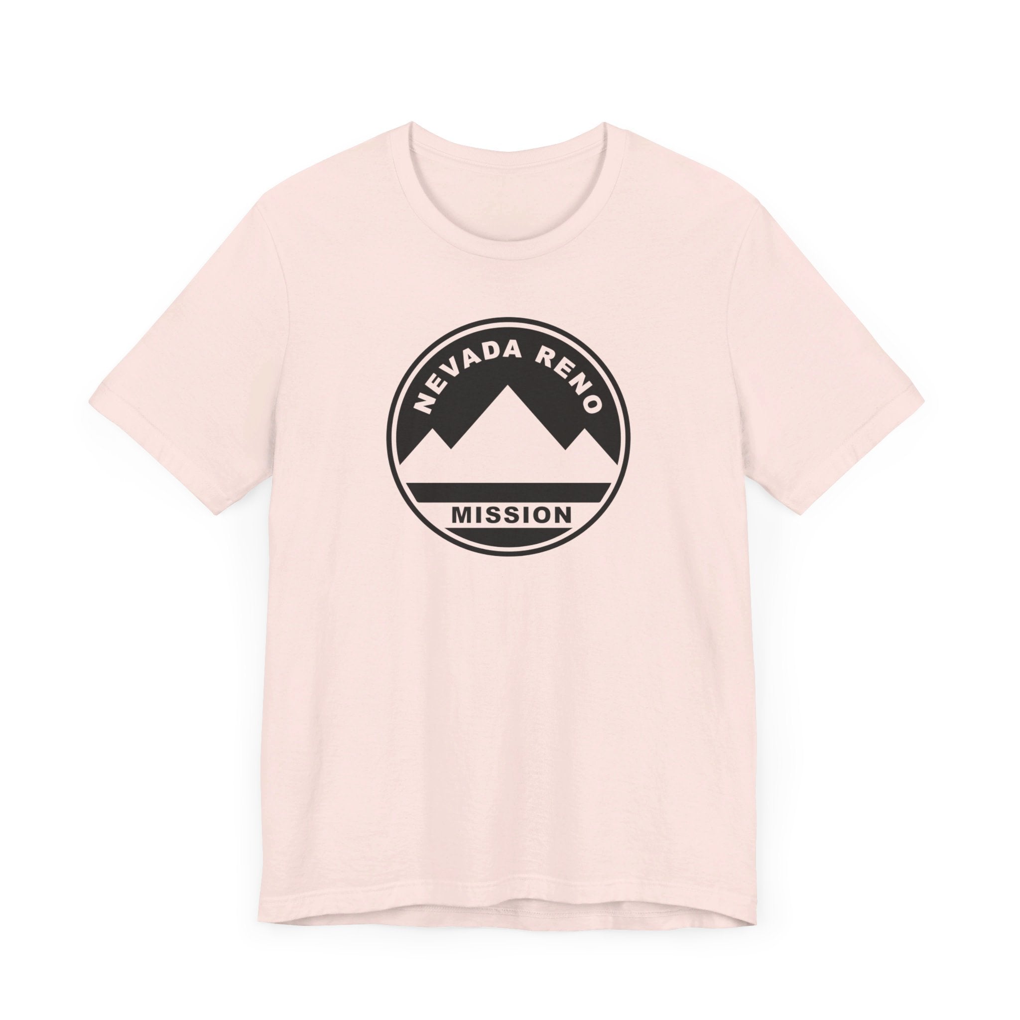 Nevada Reno Mission Circular Monochrome Logo T-Shirt - Latter-Day Saint LDS Missionary Gift - Book of Mormon