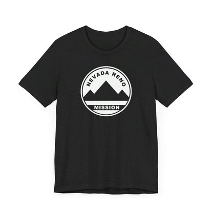 Nevada Reno Mission Circular Monochrome Logo T-Shirt - Latter-Day Saint LDS Missionary Gift - Book of Mormon