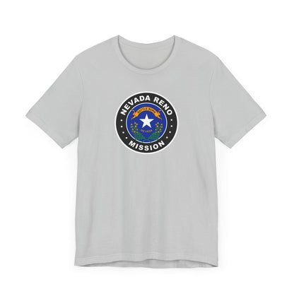 Nevada Reno Mission State Flag Logo (Black Border) T-shirt - Latter-Day Saint LDS Missionary Gift - Book of Mormon