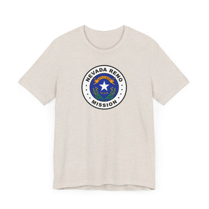 Nevada Reno Mission State Flag Logo (White Border) T-shirt - Latter-Day Saint LDS Missionary Gift - Book of Mormon