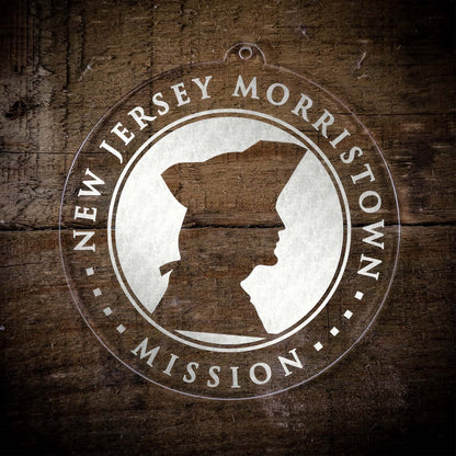 New Jersey Morristown Mission Christmas Ornament - Latter-Day Saint LDS Missionary Gift - Book of Mormon