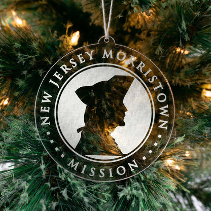 New Jersey Morristown Mission Christmas Ornament - Latter-Day Saint LDS Missionary Gift - Book of Mormon