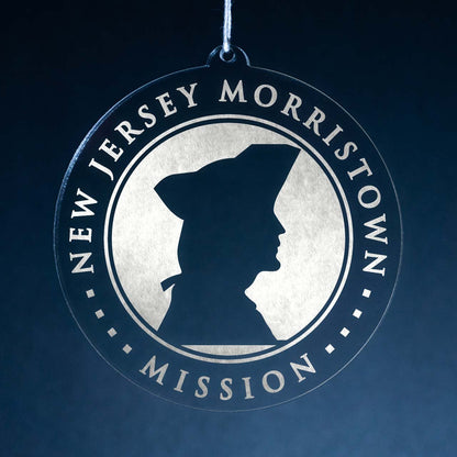 New Jersey Morristown Mission Christmas Ornament - Latter-Day Saint LDS Missionary Gift - Book of Mormon