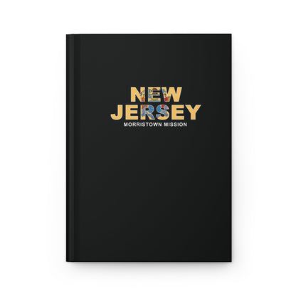 New Jersey Morristown Mission Flag Title Black Hardcover Journal Matte - Latter-Day Saint LDS Missionary Gift - Book of Mormon