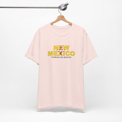 New Mexico Farmington Mission Flag Title T-shirt - Latter-Day Saint LDS Missionary Gift - Book of Mormon