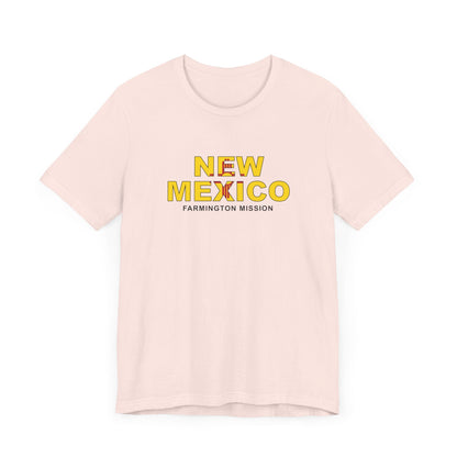 New Mexico Farmington Mission Flag Title T-shirt - Latter-Day Saint LDS Missionary Gift - Book of Mormon