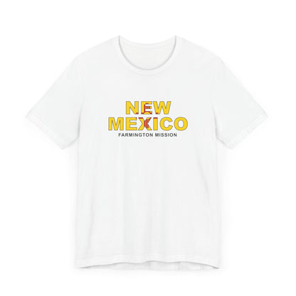 New Mexico Farmington Mission Flag Title T-shirt - Latter-Day Saint LDS Missionary Gift - Book of Mormon